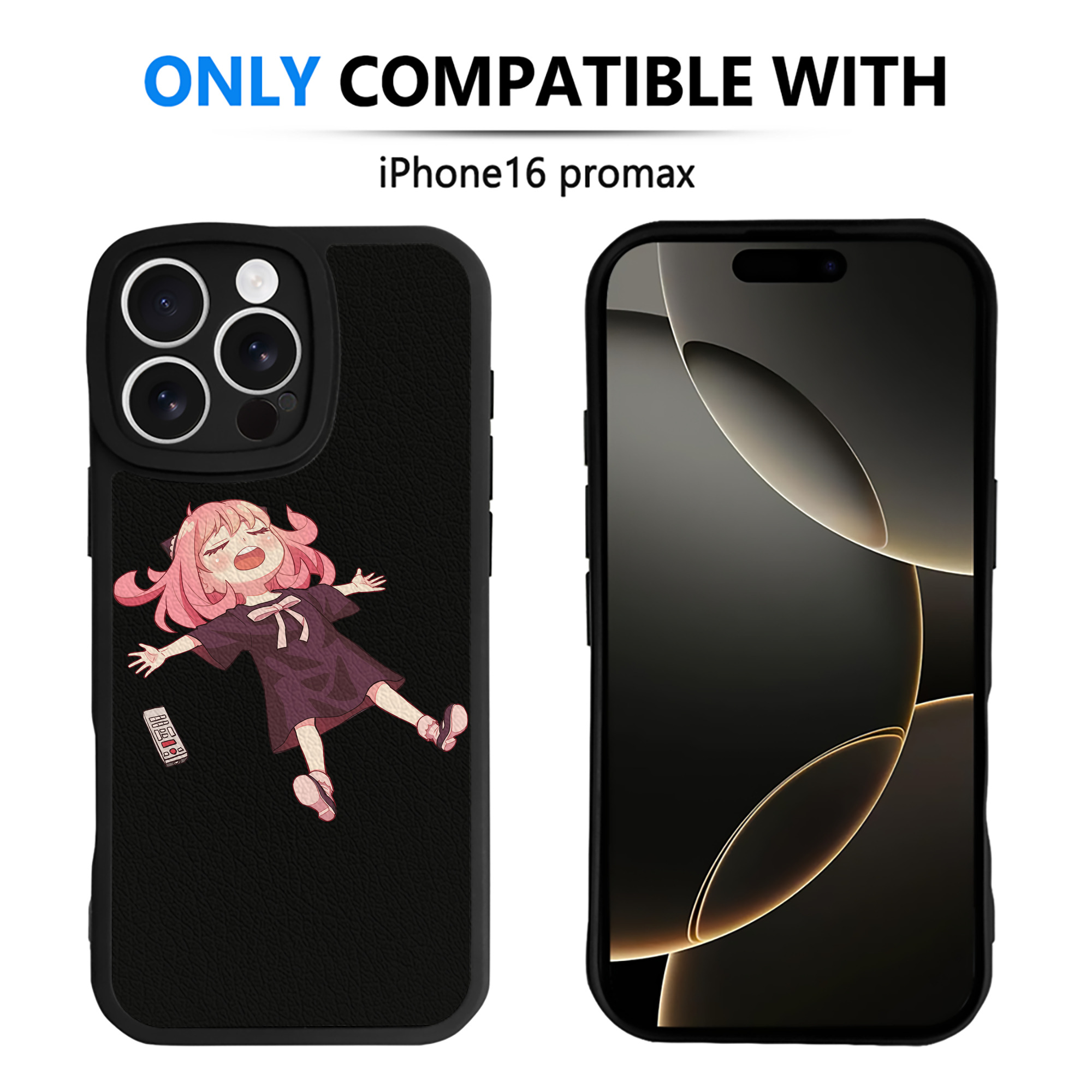 （画像用） SPY×FAMILY间谍家家酒 【iPhone 16シリーズ対応】シリコンスマホケース（レザー調） 材質：シリコン